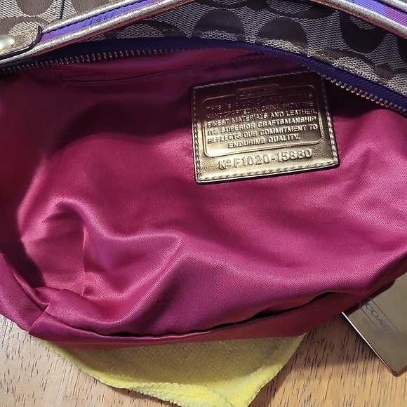 Coach POPPY signature 1941 GROOVY SHOULDER/CROSSBODY - Picture 7 of 8